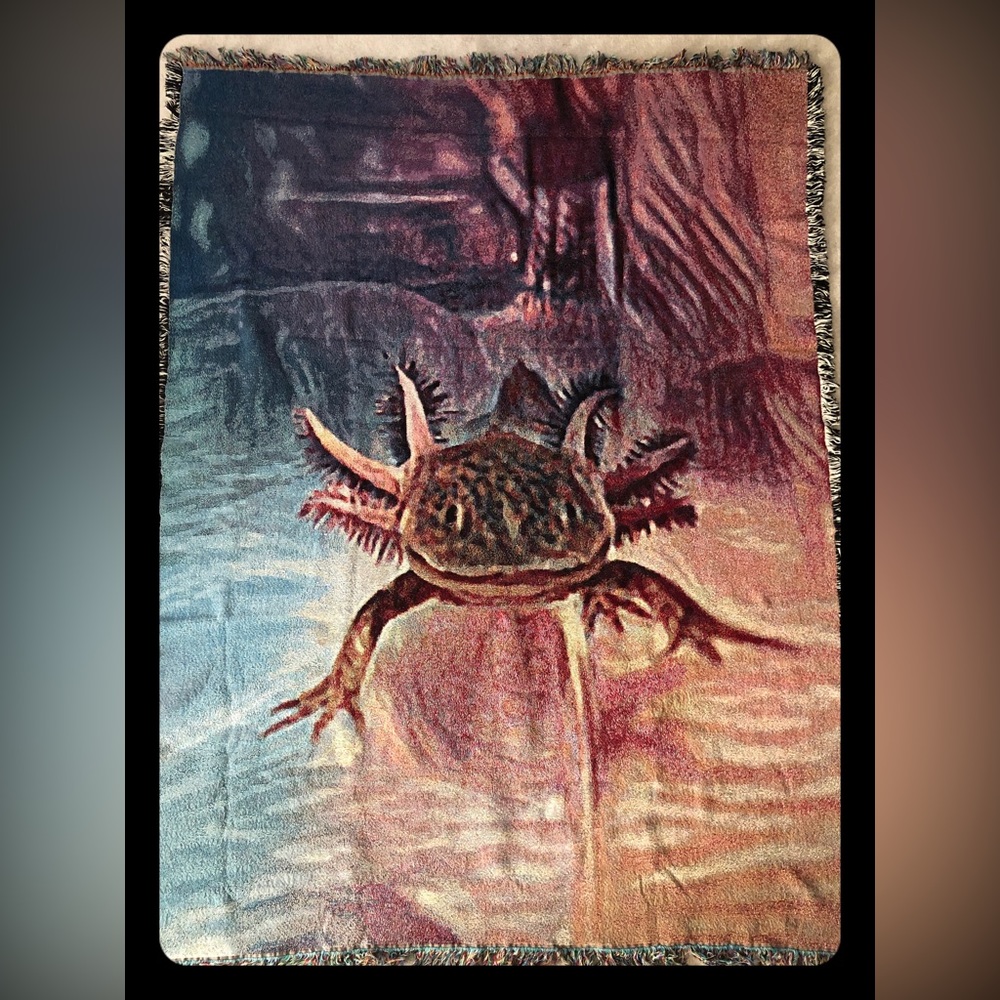 Axolotl Woven Blanket 50”x60”— Axle